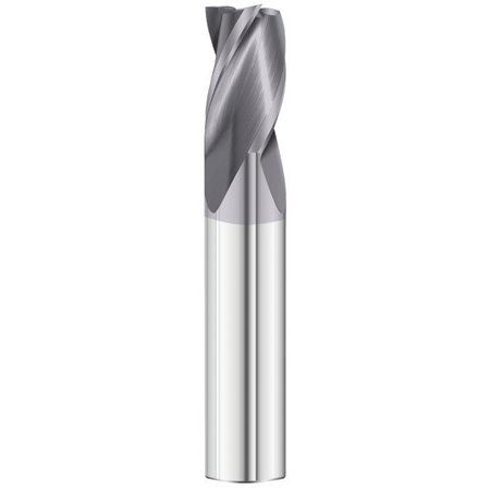 FULLERTON TOOL 3-Flute - 30° Helix - 3300 GP End Mills, TIALN, RH Spiral, Square, Standard, 31/64 30709